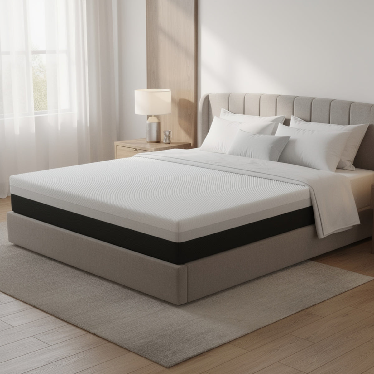 Mesa King Hybrid Mattress, Cooling Ice Gel Memory Foam, 12 Inch  - BM353331