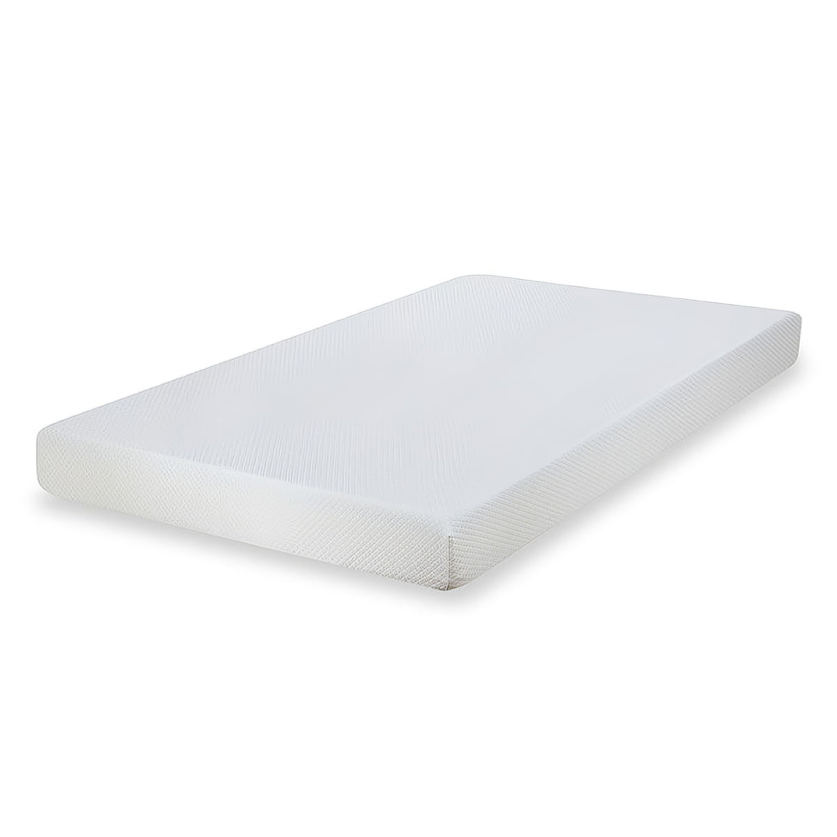 Aysa Queen Size Mattress, Memory Foam, White Polyester Cover, 6 Inch  - BM353335