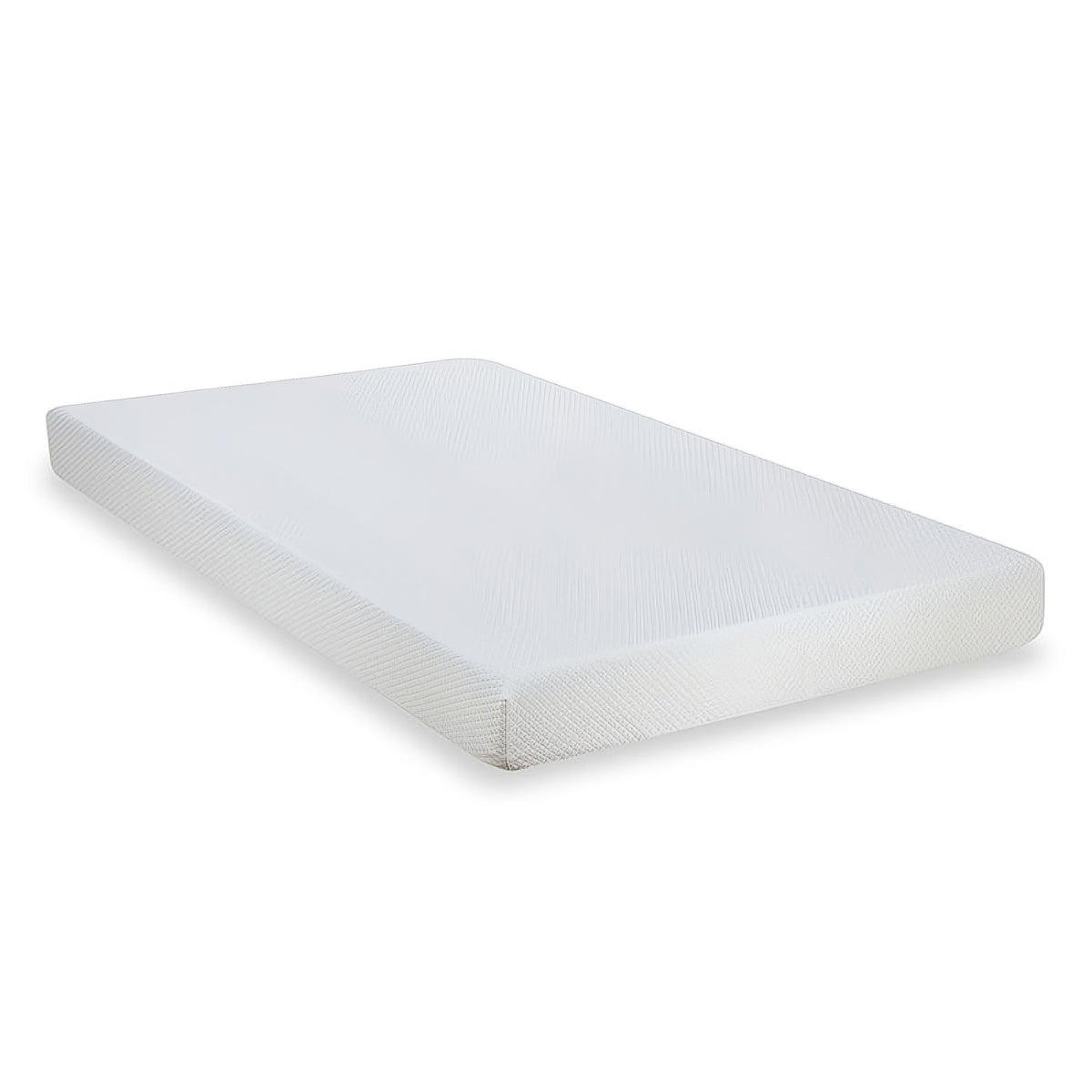 Aysa Twin Size Mattress, Memory Foam, White Polyester Cover, 8 Inch  - BM353340