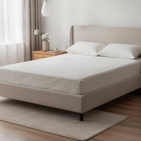 Aysa Queen Size Mattress, Memory Foam, White Polyester Cover, 10 Inch  - BM353344