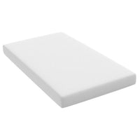 Aysa Twin Size Mattress, Memory Foam, White Polyester Cover, 10 Inch  - BM353345