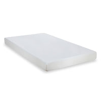 Aysa Twin Size Mattress, Memory Foam, White Polyester Cover, 10 Inch  - BM353345