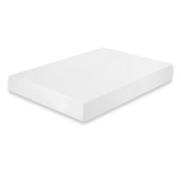 Aysa King Size Mattress, Memory Foam, White Polyester Cover, 12 Inch  - BM353346