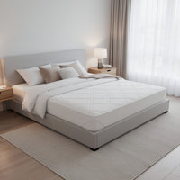 Aysa Full Size Mattress, Memory Foam, White Polyester Cover, 12 Inch  - BM353347