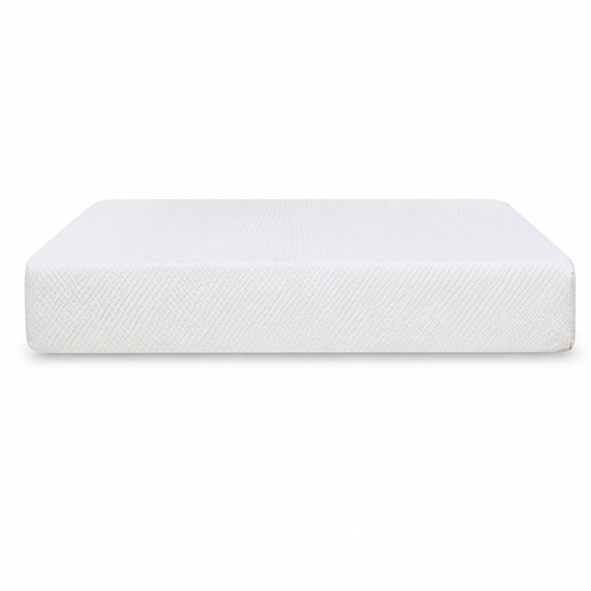 Aysa Twin Size Mattress, Memory Foam, White Polyester Cover, 12 Inch  - BM353349