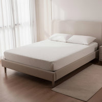 Aysa Twin Size Mattress, Memory Foam, White Polyester Cover, 12 Inch  - BM353349