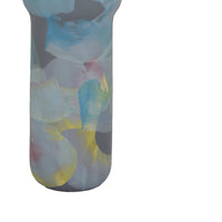 Riya Decorative Vase, Abstract Watercolor Art, Blue Ceramic 21 Inch-BM353428