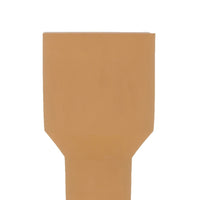Decorative Vase, Geometric Hourglass Shape, Matte Orange Ceramic 16 Inch-BM353454
