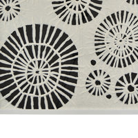 Wren Wall Art with Abstract Patterns, White Frame, Natural Fiber 32 Inch-BM353469