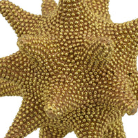 Noah Decorative Orb Sculpture with Spiked Details, Gold Resin 8 Inch-BM353487