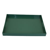 Diana Serving Tray with Integrated Handles, Green Polyurethane 19x14-BM353489