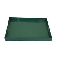Diana Serving Tray with Integrated Handles, Green Polyurethane 19x14-BM353489