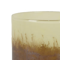 Sophie Vase with Frosted Gradient, Speckled Base, Multi-Tone Glass 9 Inch-BM353492