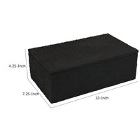 Suzie Decorative Box, Lid and Storage, Textured Black Resin 12 Inch-BM353506