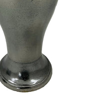 Anila Traditional Temple Jar with Dome Lid, Black Chrome Metal 21 Inch-BM353510