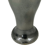 Anila Traditional Temple Jar with Dome Lid, Black Chrome Metal 21 Inch-BM353510