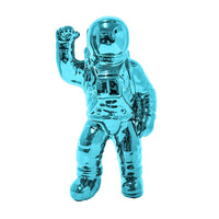 Chim Decorative Astronaut Figurines, Set of 4, Colorful Glossy Ceramic-BM353521