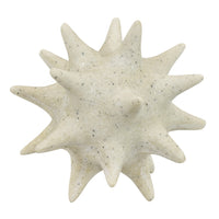 Spiked Tabletop Décor, Textured Coastal Accent, White Resin, 8 Inch-BM353541