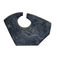 Tabletop Décor, Circular Cutout, Marble Accent Gray Resin, 16 Inch-BM353555