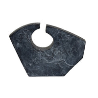 Tabletop Décor, Circular Cutout, Marble Accent Gray Resin, 16 Inch-BM353555