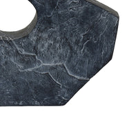 Tabletop Décor, Circular Cutout, Marble Accent Gray Resin, 16 Inch-BM353555