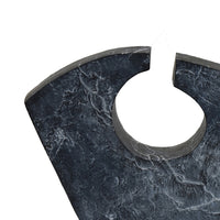 Tabletop Décor, Circular Cutout, Marble Accent Gray Resin, 16 Inch-BM353555
