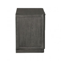 Queen Bedroom Set, Ash Gray, Chrome Wood, 3 Piece Set with 2 Nightstands