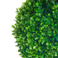 Lesli Double Ball Boxwood Topiary Trees, Set of 2, Green 24 Inch - BM354405
