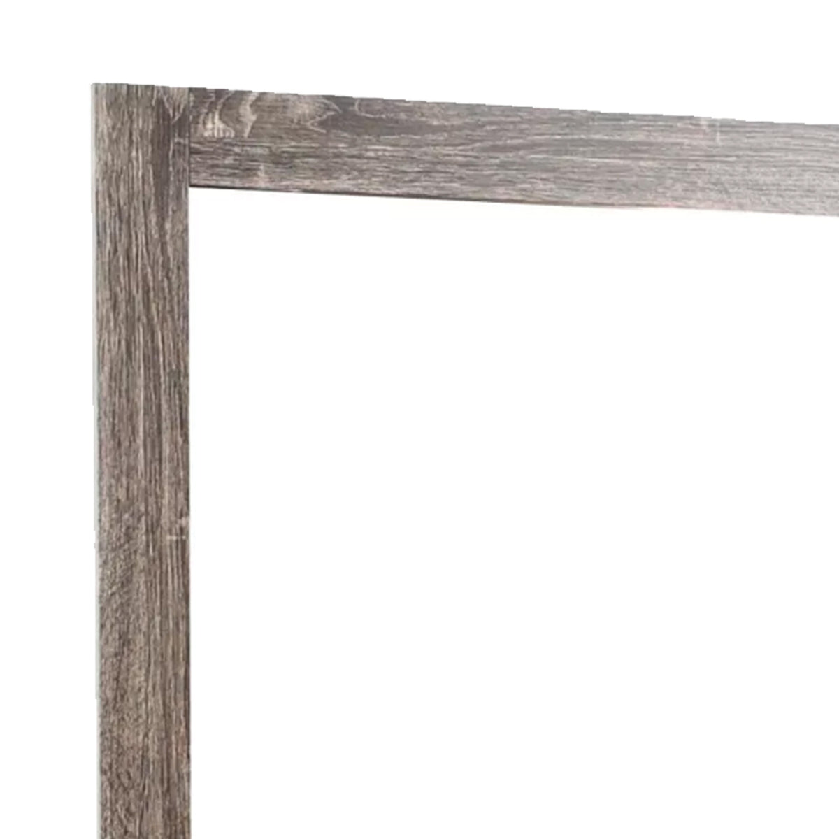 Ency Dresser Mirror, Framed Border, Textured Brown 38x43 Rectangular