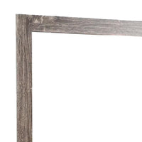 Ency Dresser Mirror, Framed Border, Textured Brown 38x43 Rectangular
