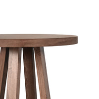 Mika Dining Pub Table, 30 Inch Round Top with Cross Base, Wheat Brown-BM354575