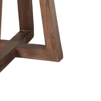 Mika Dining Pub Table, 30 Inch Round Top with Cross Base, Wheat Brown-BM354575