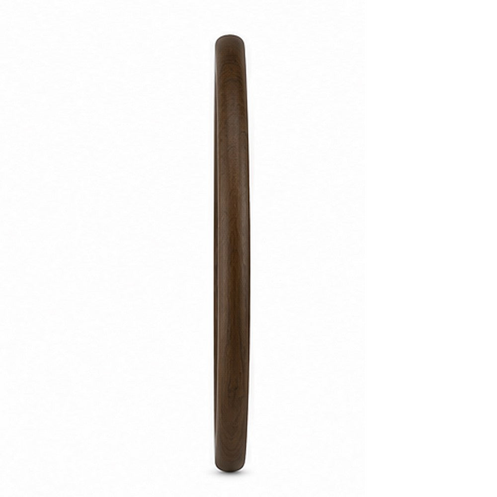 Sima Decorative Wall Mirror, Dark Brown, 32x 47 Organic Asymmetrical Shape - BM354618