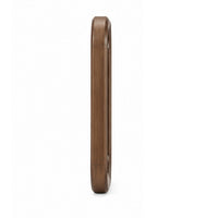 Hima Decorative Wall Accent Mirror, Curved Edges, 31x45 Walnut Brown - BM354621