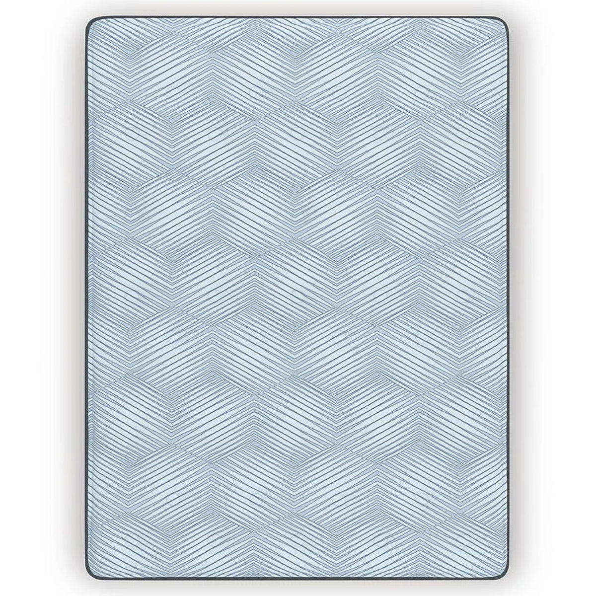 Pmy Hybrid Full Mattress, Gel Memory Foam, Edge Support System, Blue, 12 Inch