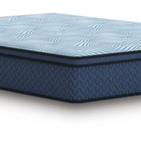 Pmy Hybrid Full Mattress, Gel Memory Foam, Edge Support System, Blue, 12 Inch