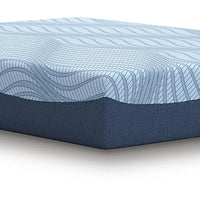 Ammy Memory Foam Full Mattress, Firm Foam Support, Light Blue, 10 Inch - BM354637