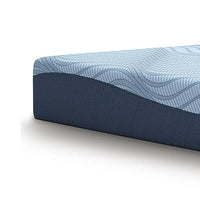 Ammy Memory Foam Full Mattress, Firm Foam Support, Light Blue, 10 Inch - BM354637
