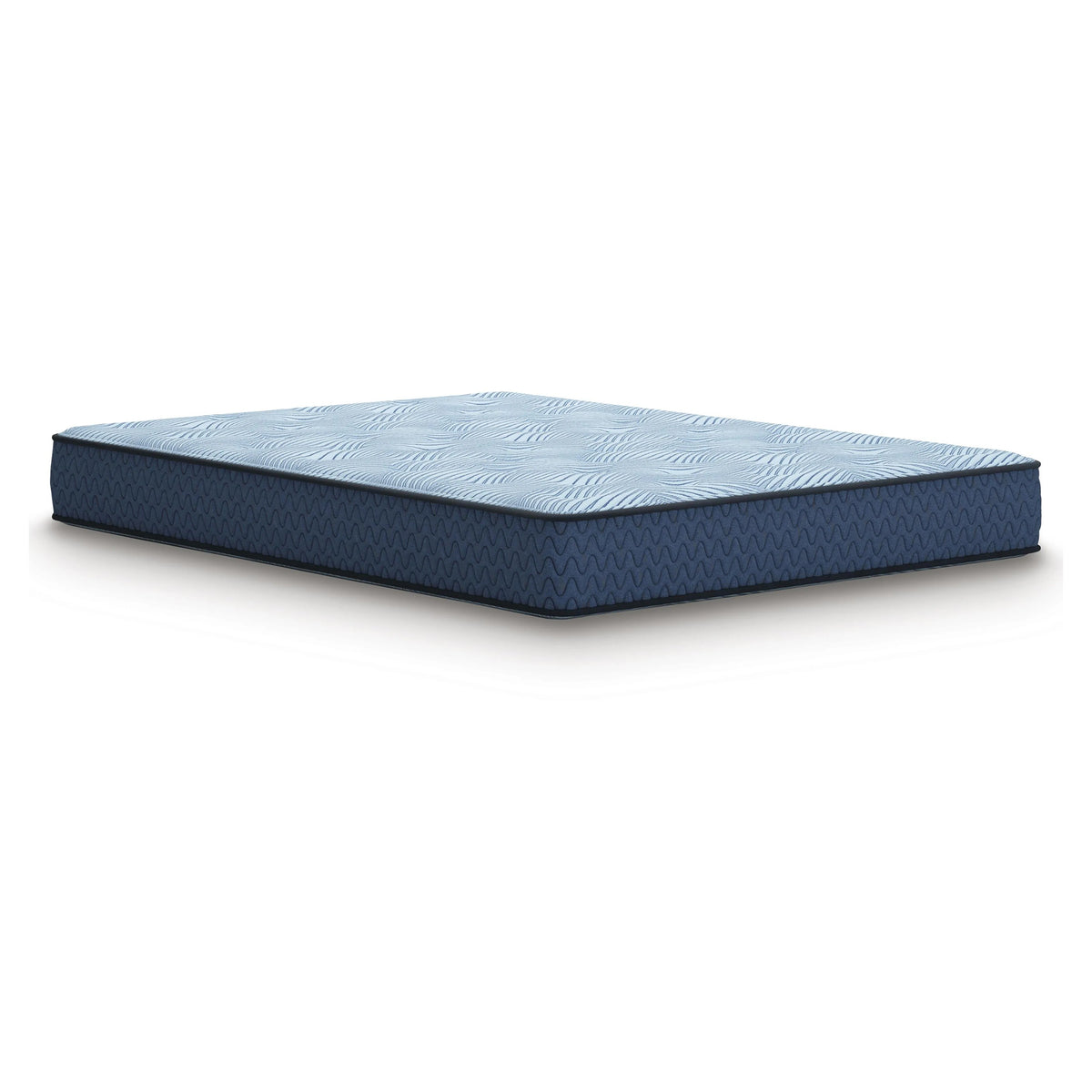 Pmy Hybrid Queen Mattress with Cooling Coil Support, Blue Polyester