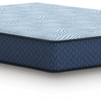 Pmy Hybrid Queen Mattress with Cooling Coil Support, Blue Polyester