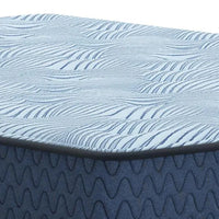 Pmy Hybrid Queen Mattress with Cooling Coil Support, Blue Polyester