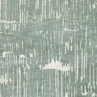 Cayo 8x10 Large Area Rug, Teal Abstract Linear Accents, White Polyester - BM354647