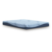 Ryna Memory Foam Full Mattress, Firm Foam Support, Blue Fabric 8 Inch