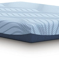 Ryna Memory Foam Full Mattress, Firm Foam Support, Blue Fabric 8 Inch