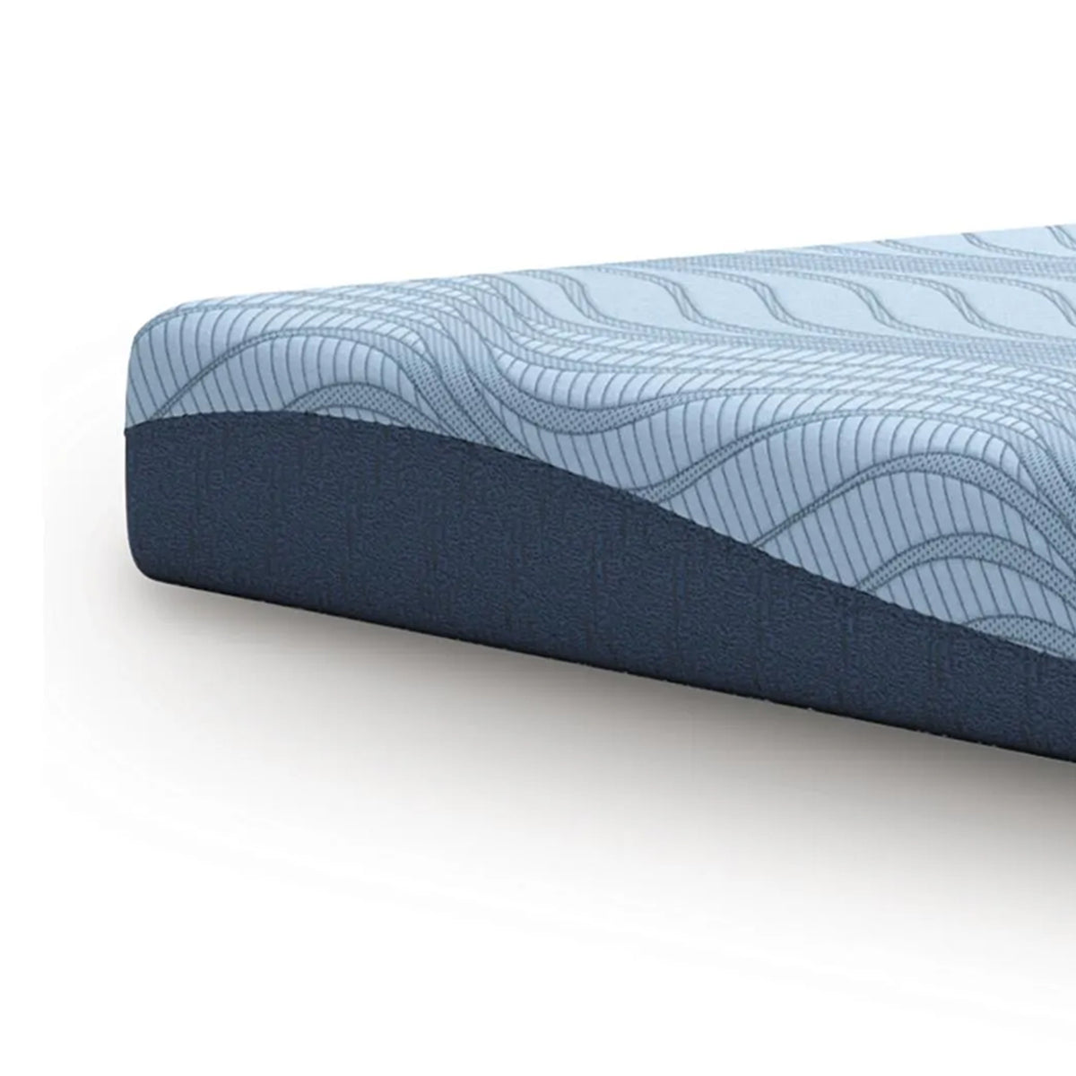 Ryna Memory Foam Full Mattress, Firm Foam Support, Blue Fabric 8 Inch