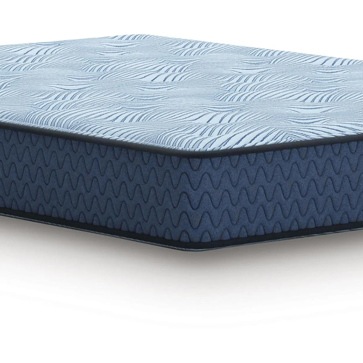 Pmy Hybrid Full Mattress with Cooling Coil Support, Blue Polyester 10 Inch