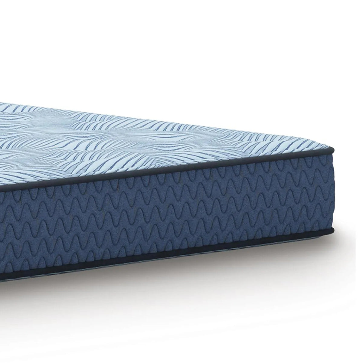 Pmy Hybrid Full Mattress with Cooling Coil Support, Blue Polyester 10 Inch