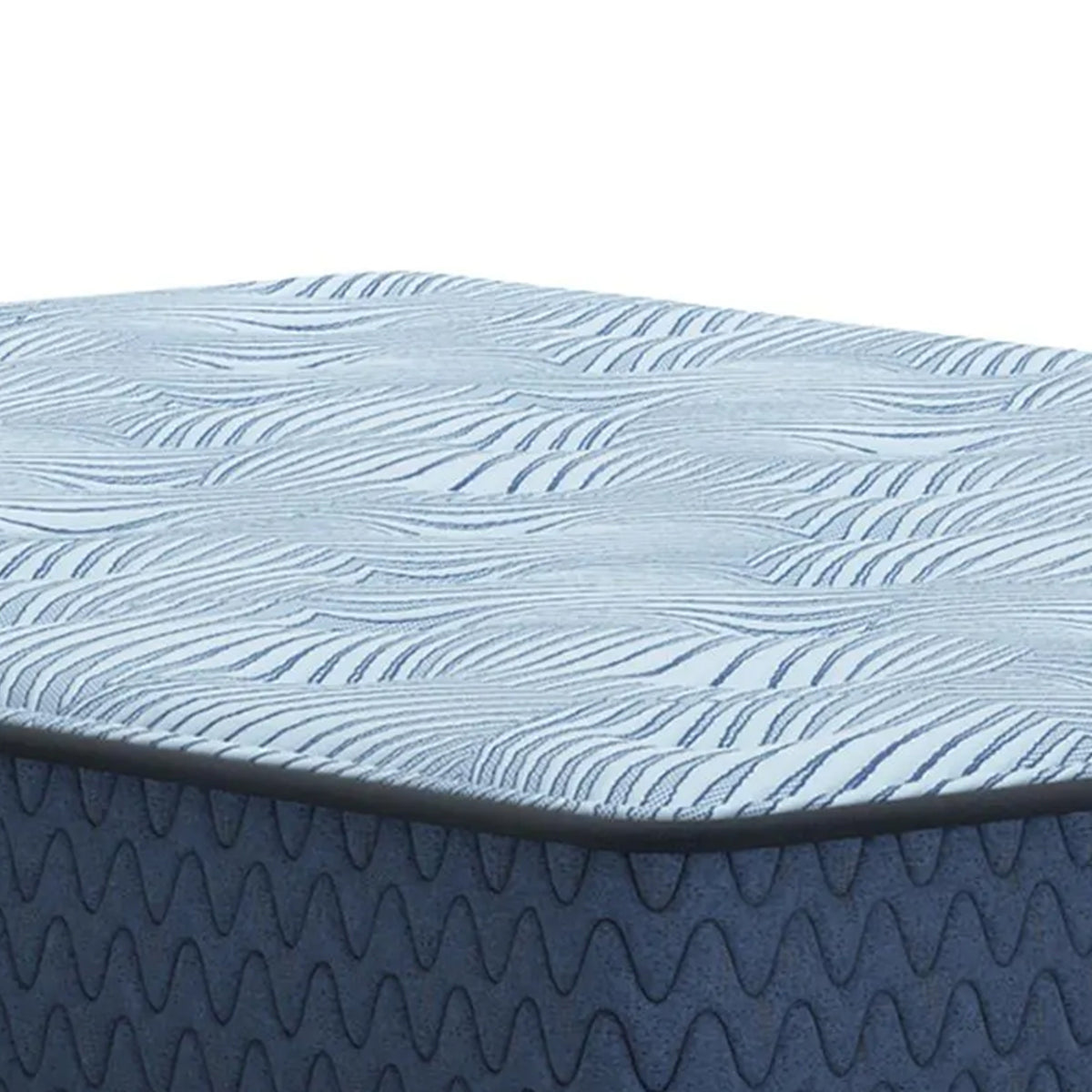 Pmy Hybrid Full Mattress with Cooling Coil Support, Blue Polyester 10 Inch