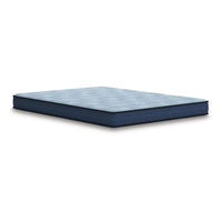 Peko Bonnell Queen Mattress, Cooling Coil Foam Support, Blue Fabric 8 Inch - BM354668