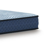 Peko Bonnell Queen Mattress, Cooling Coil Foam Support, Blue Fabric 8 Inch - BM354668